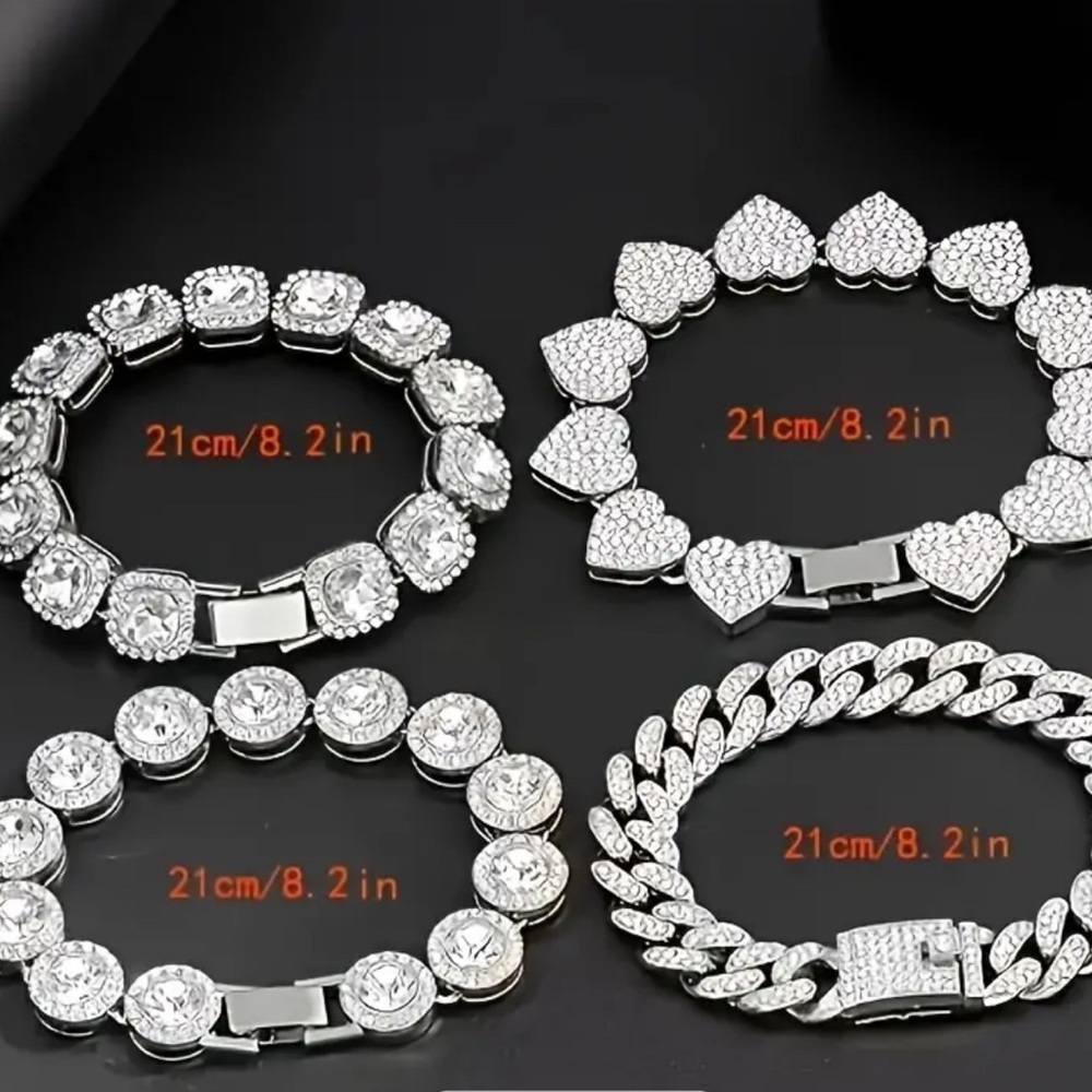 Silver Bracelets NWOT - Picture 2 of 2